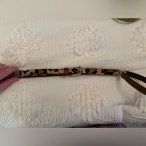 The Limited Genuine Leather and Calf Hair Belt Large